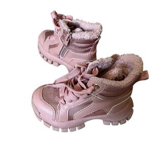 H&M Pink Insulated‎ Boots with Rugged Sole